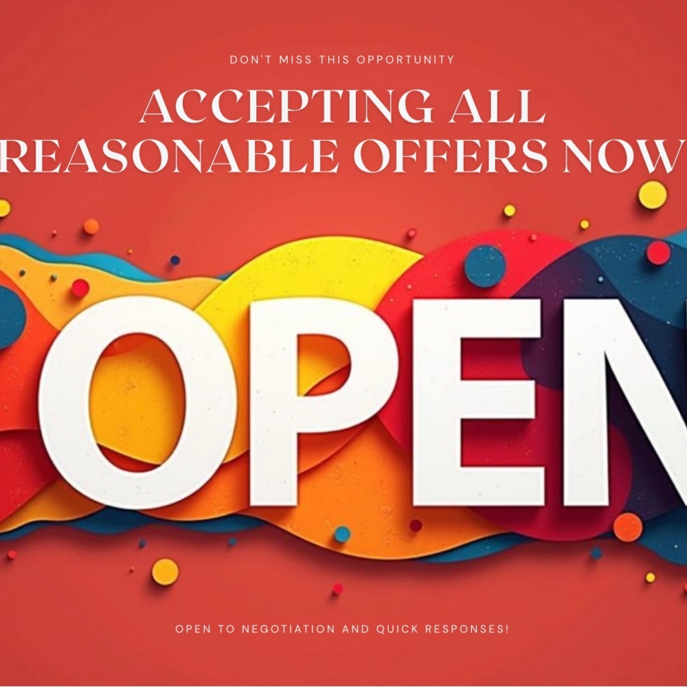 Colorful Open Sign Poster
